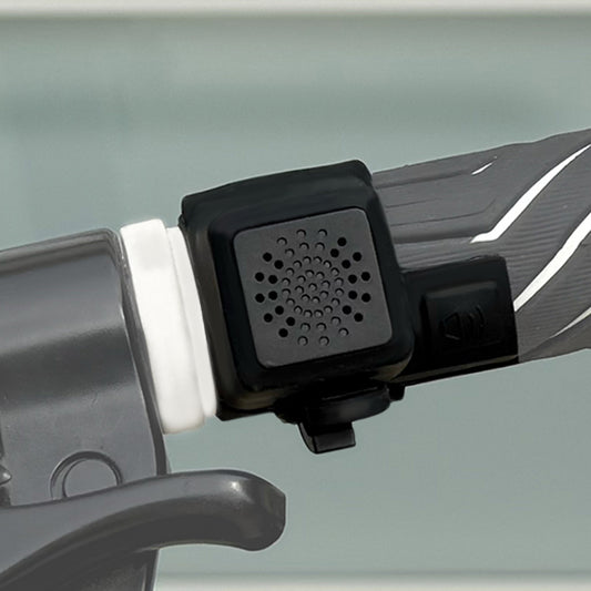 Yowl Rechargeable Bike Horn with Squeeze Trigger for Instant Alerts (Left Handed | Black)